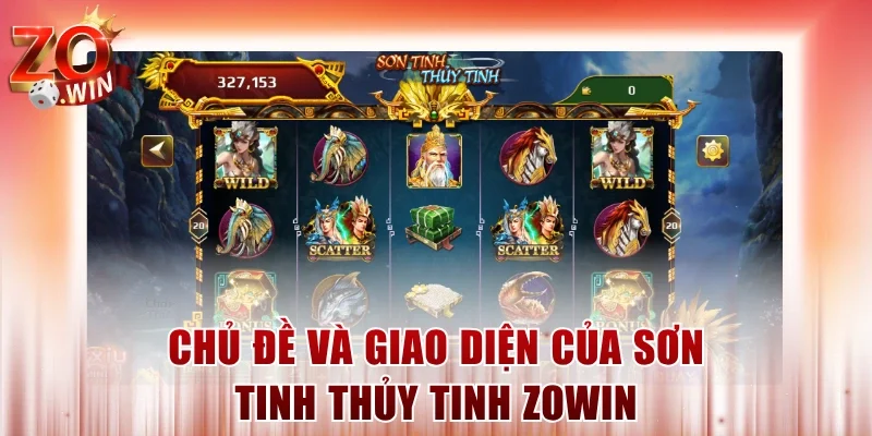 Chủ đề và giao diện của Sơn Tinh Thủy Tinh ZOWIN