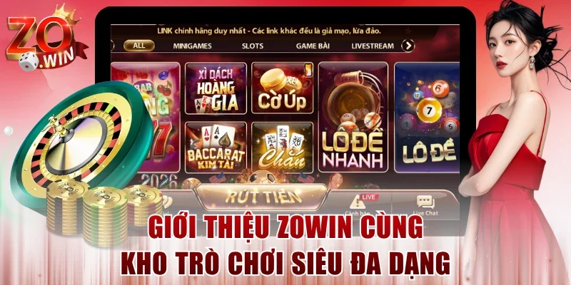 Giới thiệu ZOWIN cùng kho trò chơi siêu đa dạng