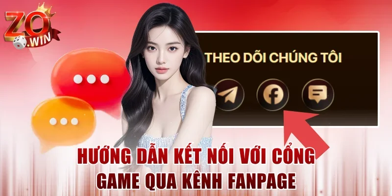 Hướng dẫn kết nối với cổng game qua kênh Fanpage